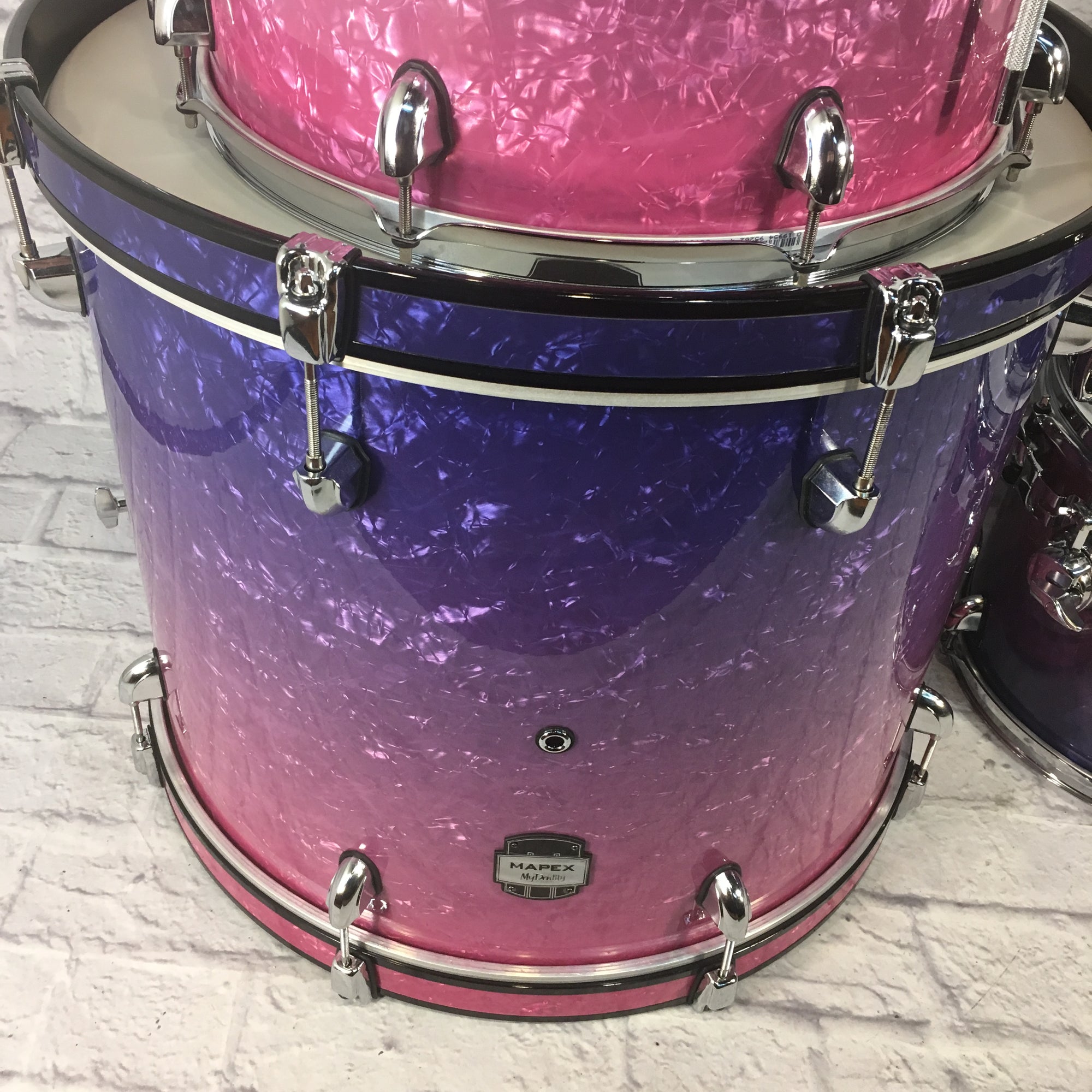 Mapex 5pc My Dentity Birch Drum Kit Purple Fade 22 16 13 12 10