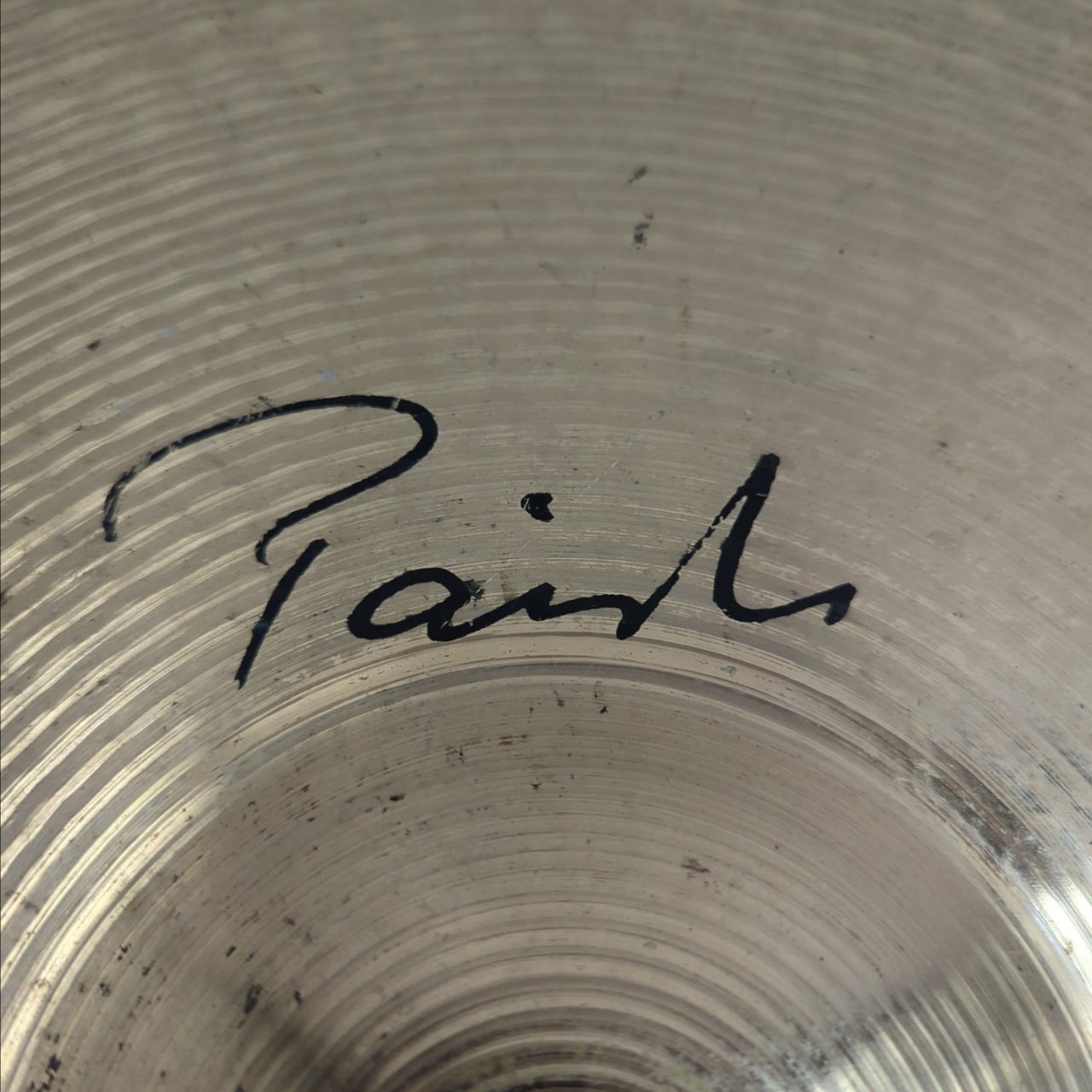 Paiste 18 Signature Fast Crash Cymbal Edge Crack