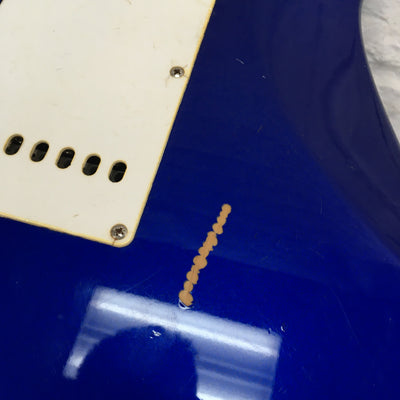 Unknown S Style Blue Electric Guitar Body