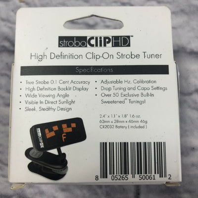 Peterson StroboClip HD Clip On Chromatic Tuner