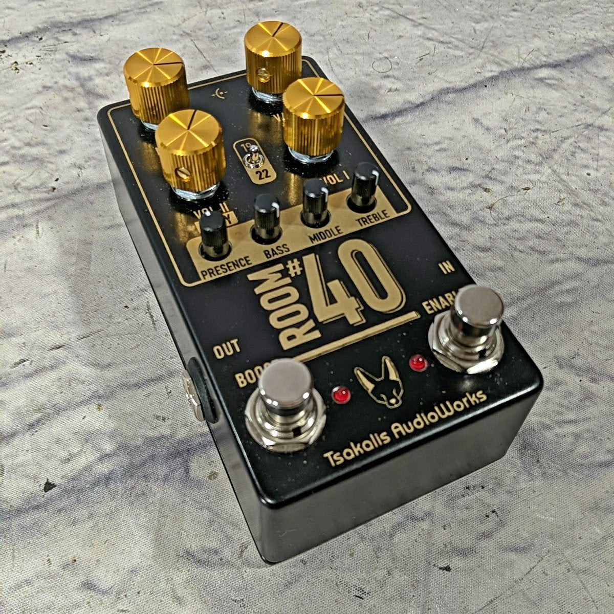 Tsakalis Audioworks Room 40 Distortion Pedal #74 (Marshall in a Box)