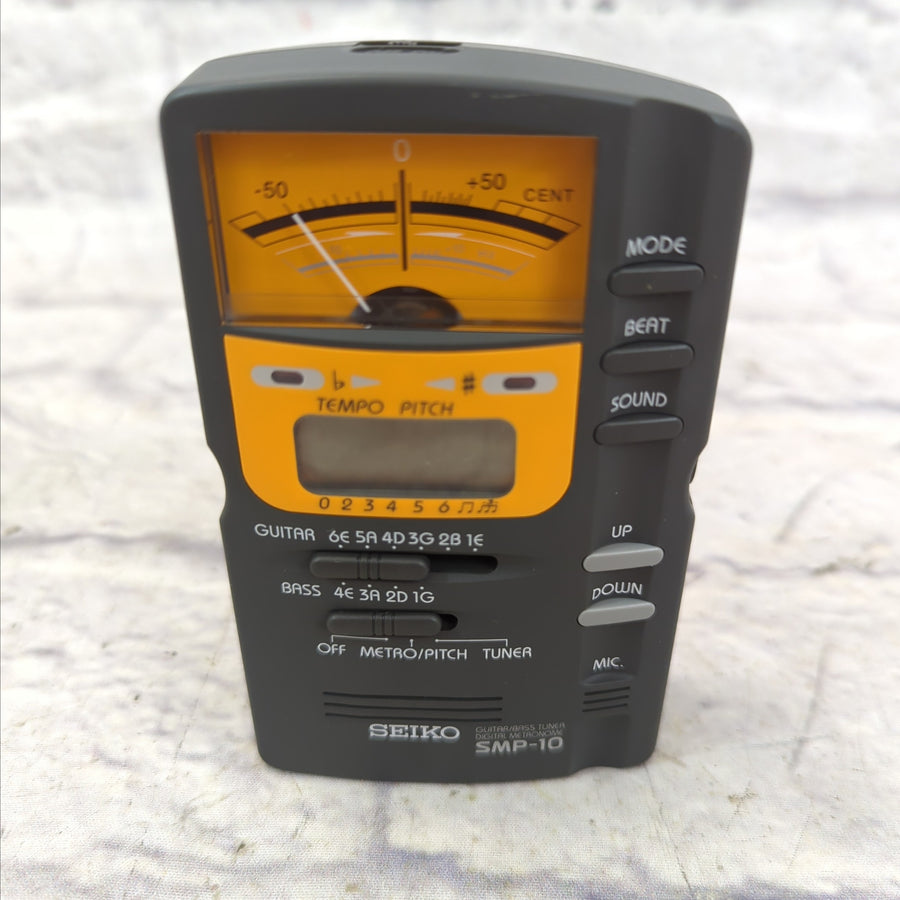 Seiko SMP-10 Guitar / Bass Digital Tuner and Metronome