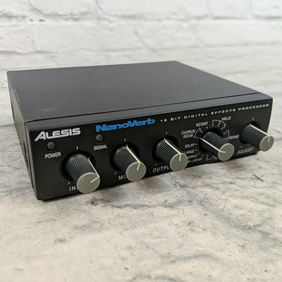 Alesis NanoVerb Digital Effects Processor w/ Power Supply