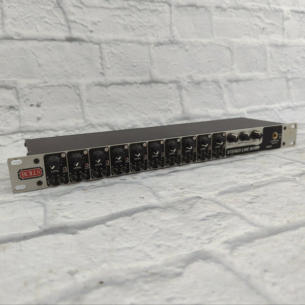Rolls RM203 Rackmount Stereo Line Mixer Evolution Music