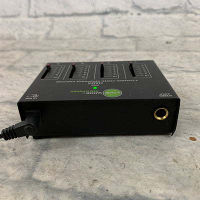 Livewire HA04 4-Channel Stereo Headphone Amp
