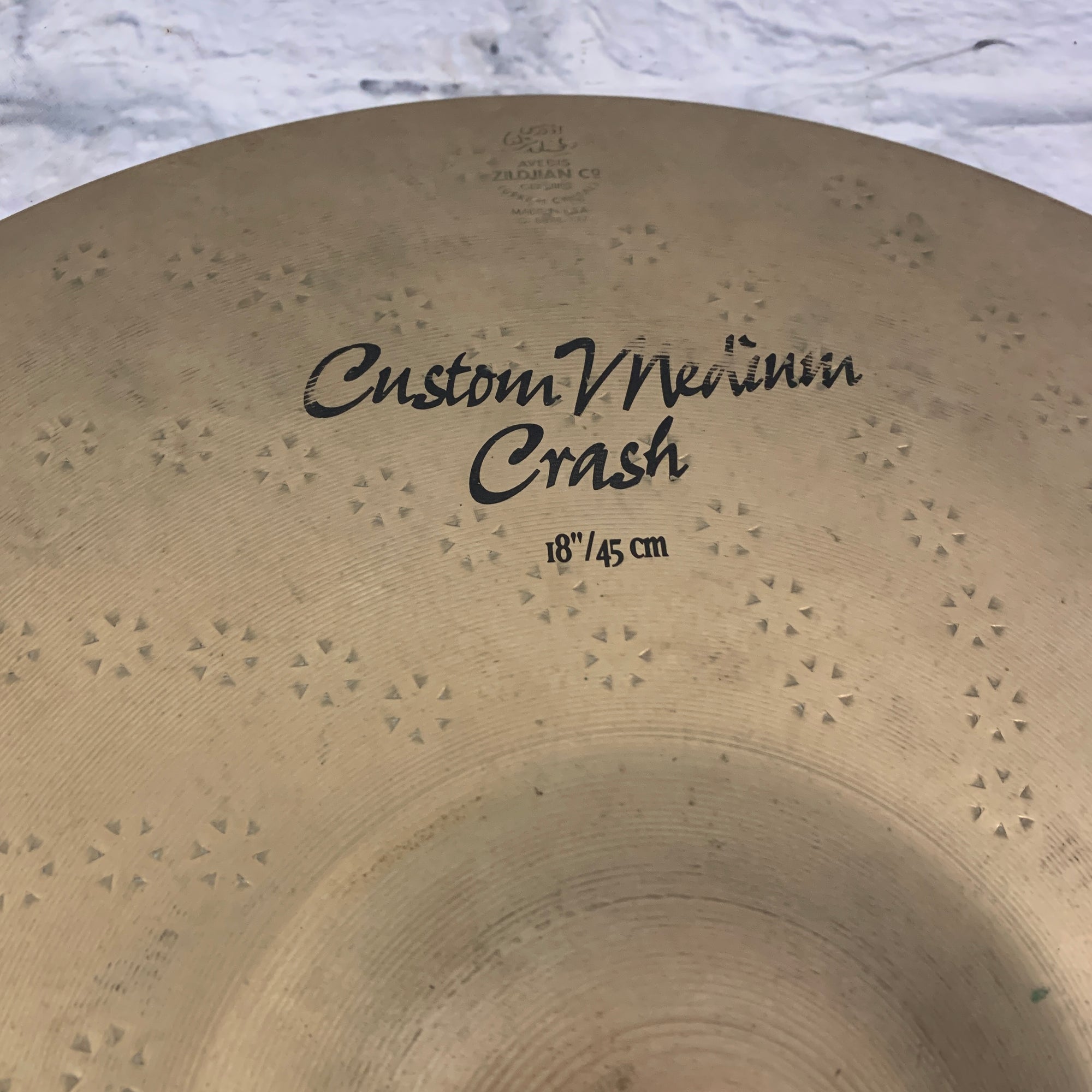 Zildjian 18" Z Custom Medium Crash w/ star hammering
