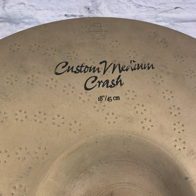 Zildjian 18" Z Custom Medium Crash w/ star hammering