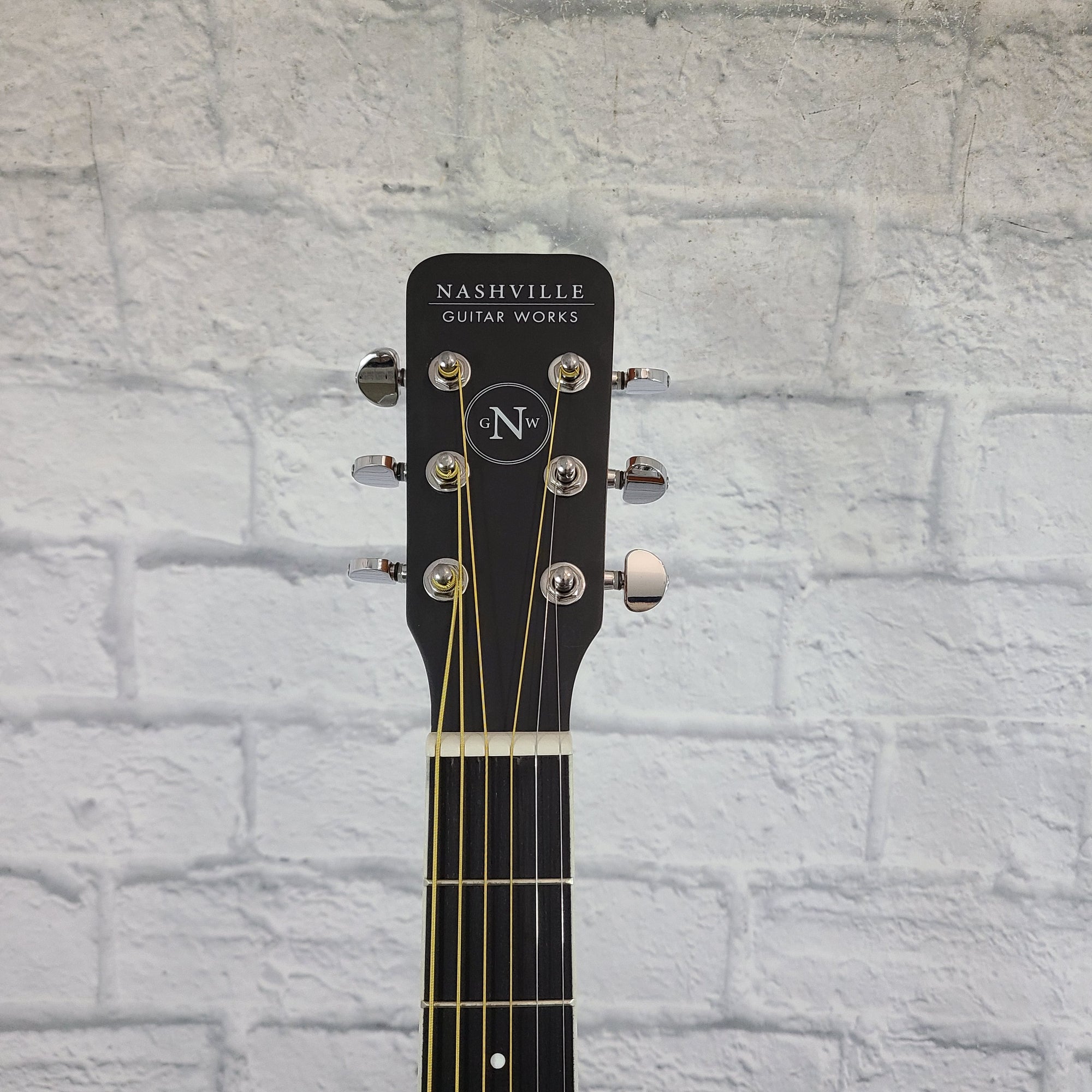 Nashville Guitar Works D10CEEB Dreadnought Cutaway Acoustic Electric Guitar - Edgeburst