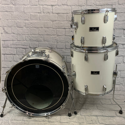 Pearl 80s Export 13/16/22 White Drum Kit