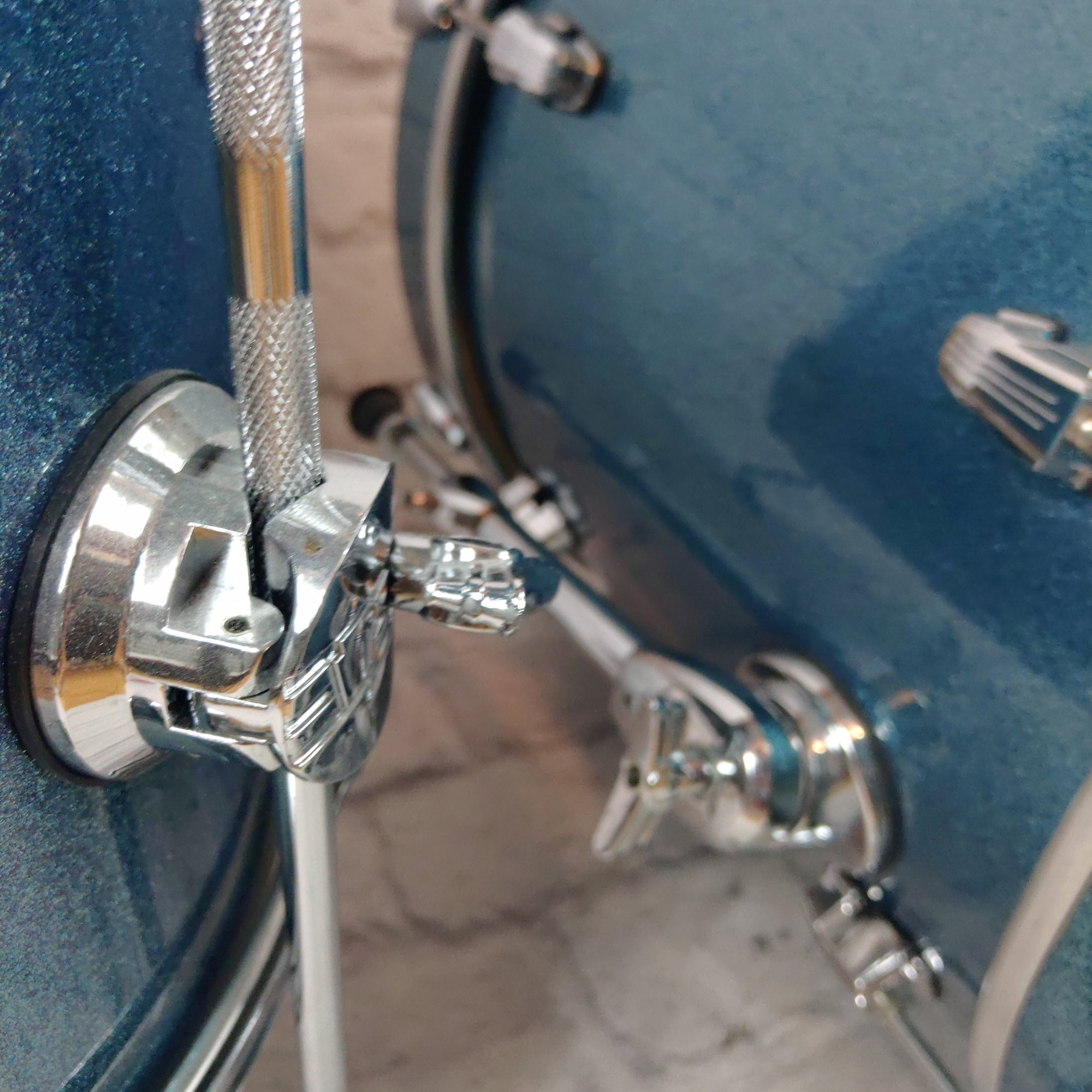 Ludwig Element Pelham Blue Sparkle 5 Piece Drum Kit