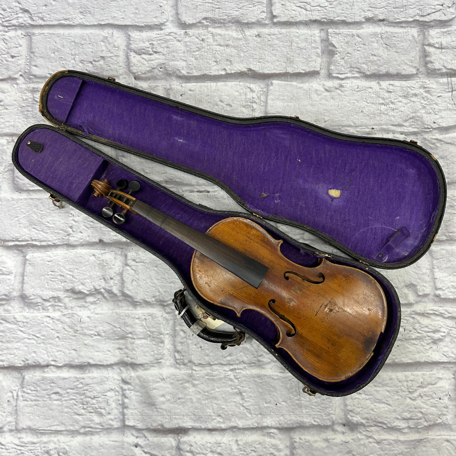 Antique Nicolaus Amatus Fecit in Cremona 1646 4/4 Violin for Restoration