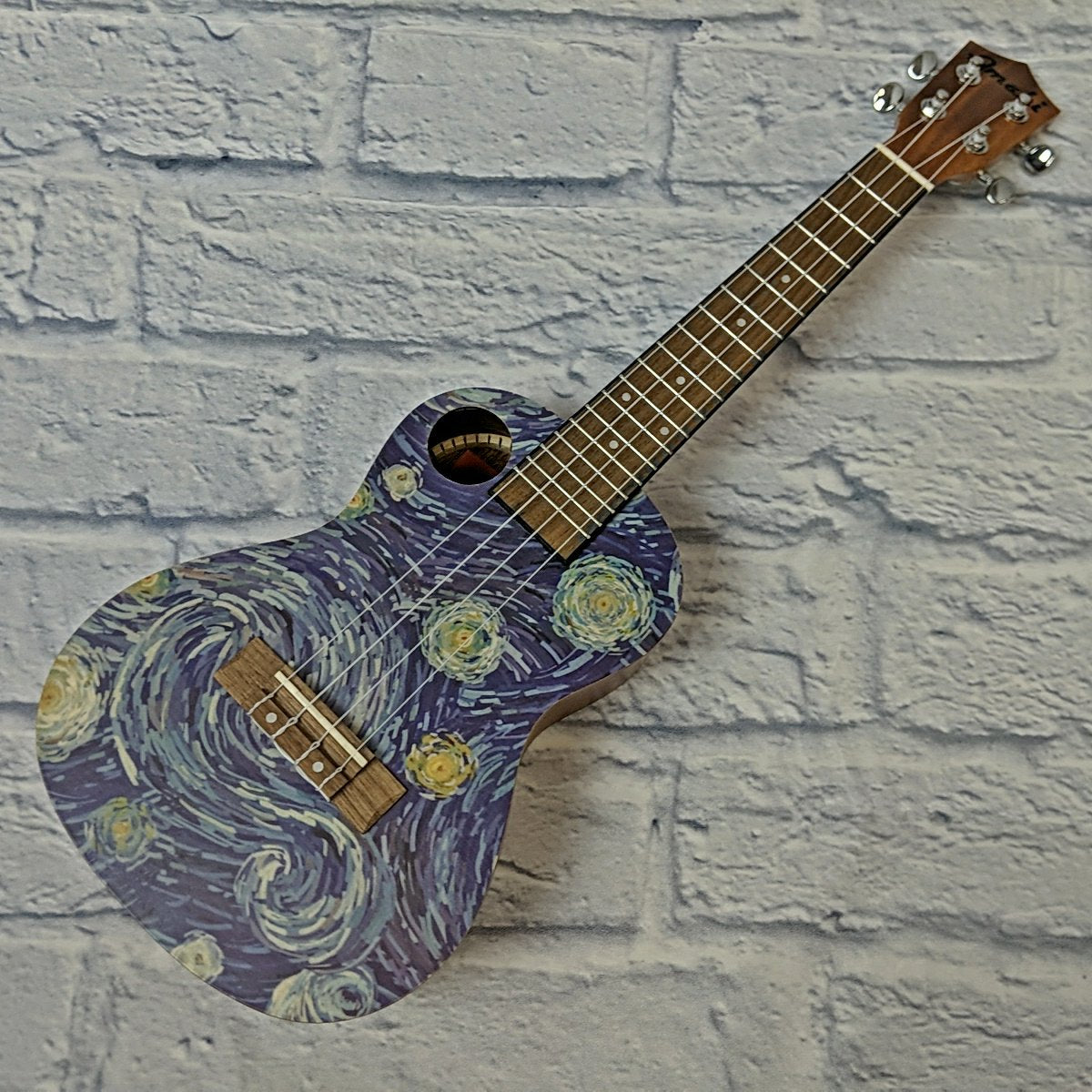 Amahi UUKC-3DA4 Starry Night Concert Mahogany Ukulele