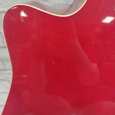 Jay Turser JJ45 Red Acoustic Guitar