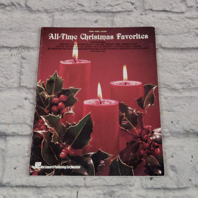 Hal Leonard All Time Christmas Favorites Piano Vocal Guitar Book