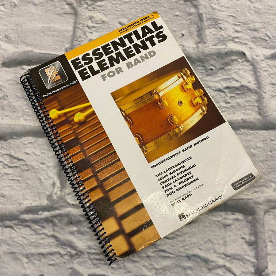 Hal Leonard Essential Elements for Band: Percussion Book 1
