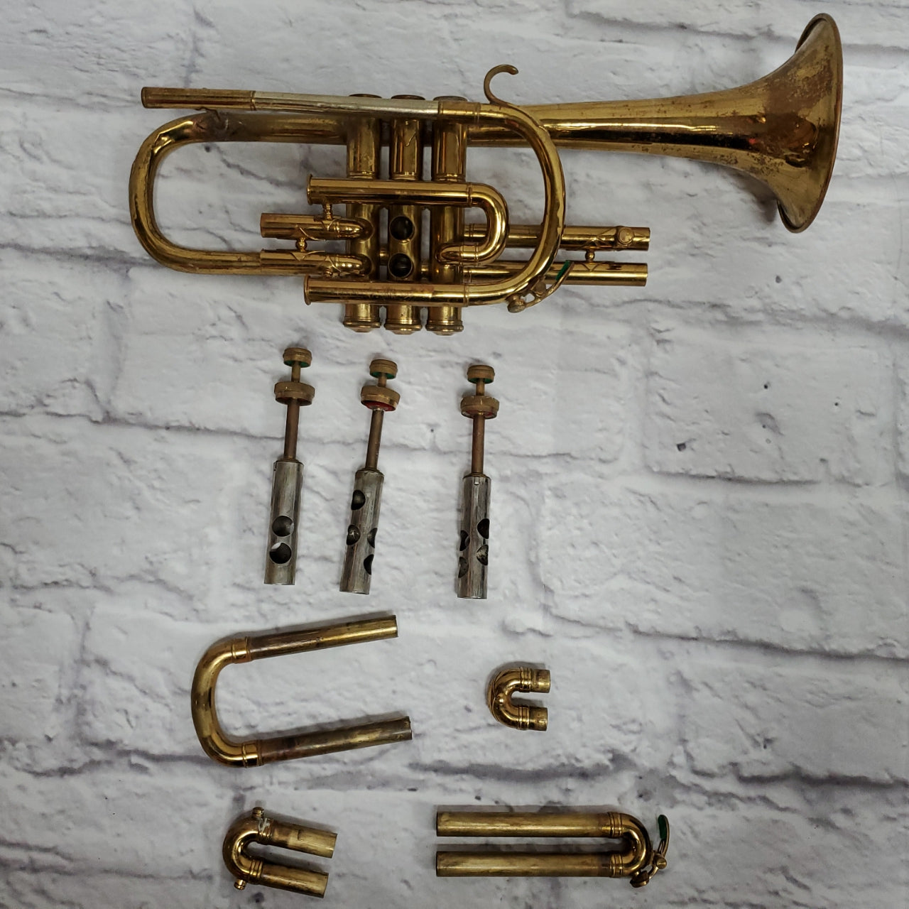 Silvertone Cornet - Made in France - with case