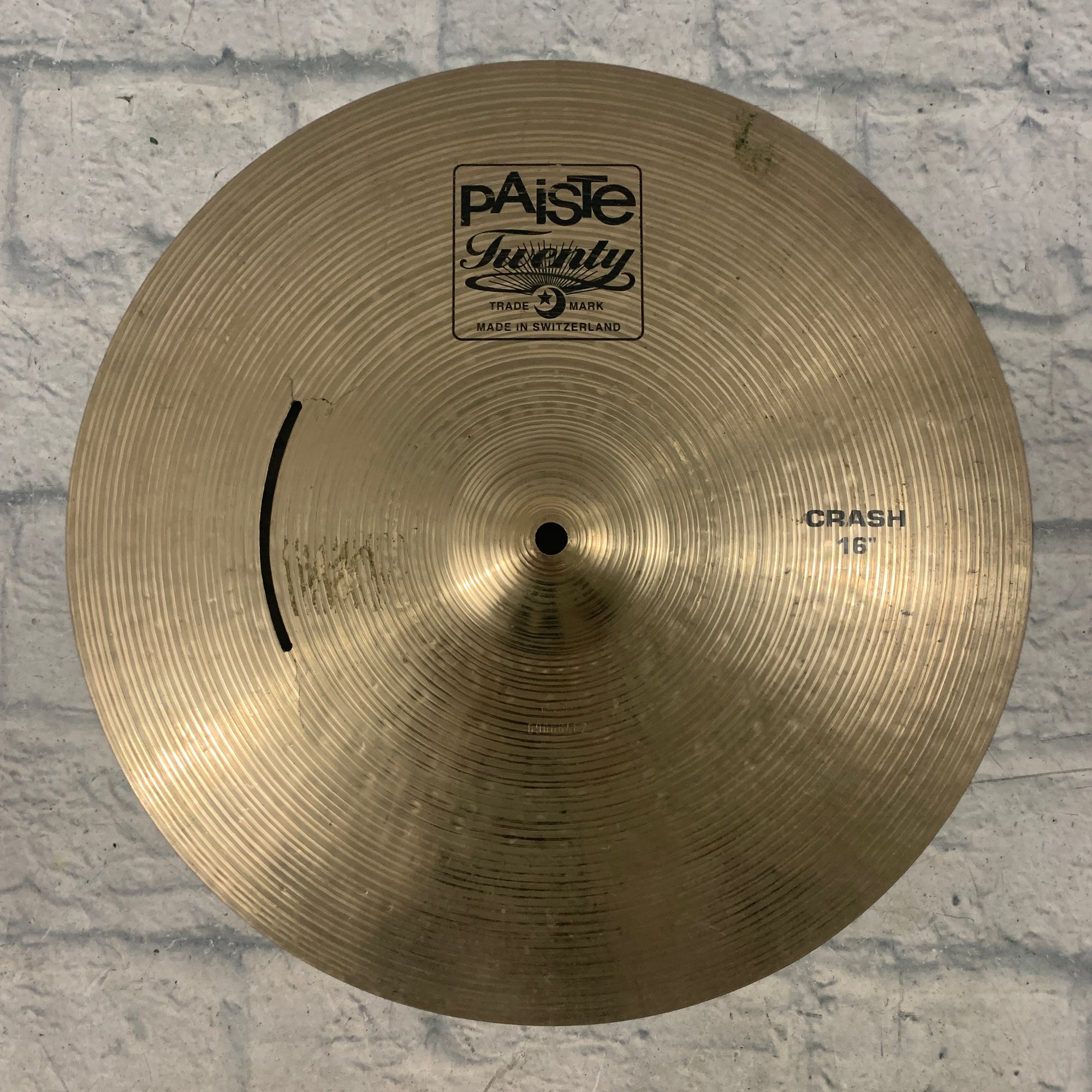 Paiste Twenty Series 16" Crash Cymbal CRACK