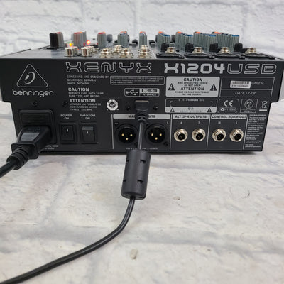 Behringer Xenyx 1204USB 12-Input Mixer w/ USB Interface
