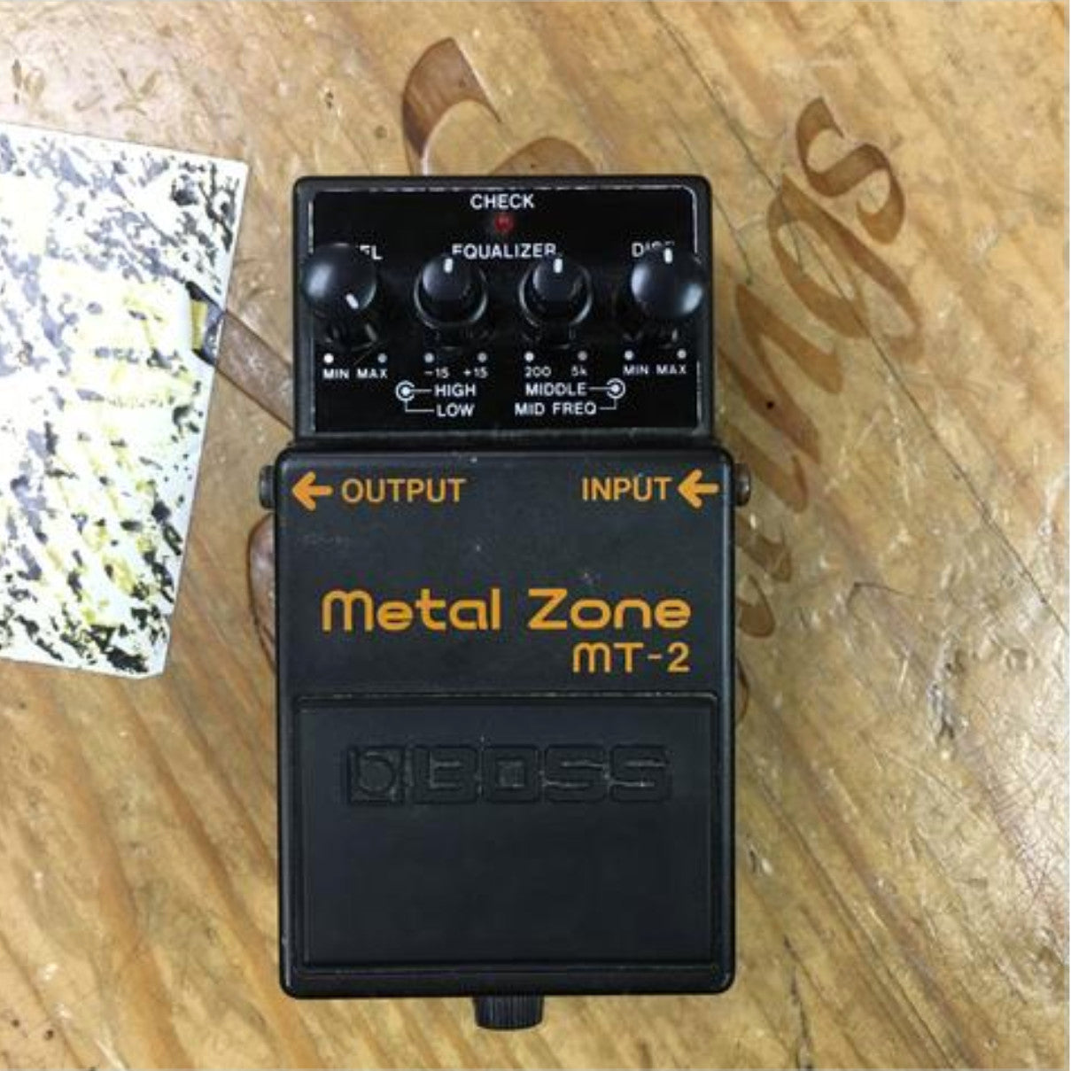 Boss MT-2 Metal Zone (Battery terminal not working, power supply only)