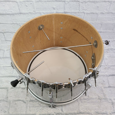 Kingston MIJ 20" Bass Drum - Silver Sparkle Wrap