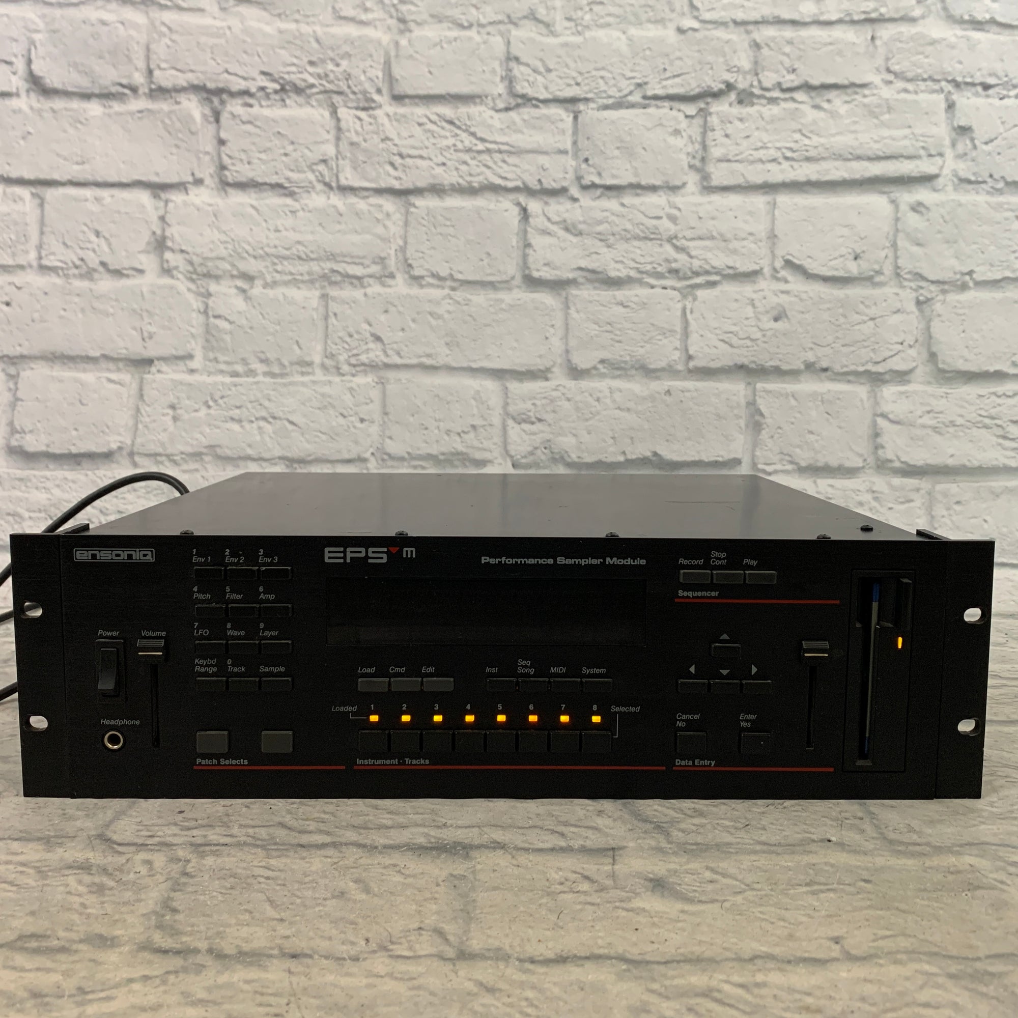 Vintage 1980s Ensoniq EPSm Rackmount Performance Sampler Rack Synth