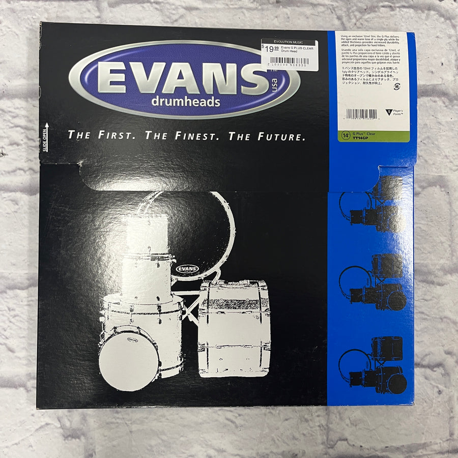 Evans G PLUS CLEAR Drum Head