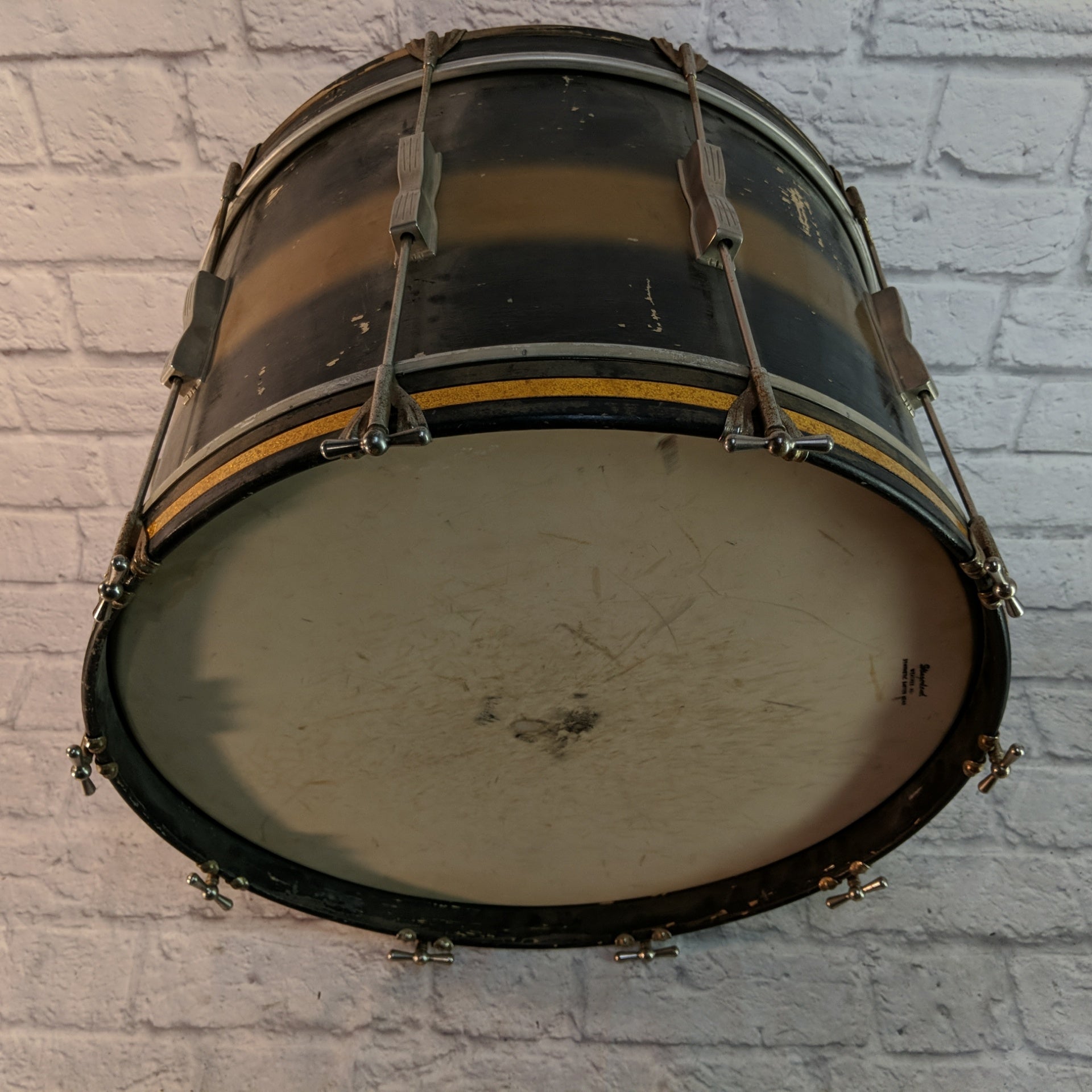 Vintage Ludwig 22 Bass Drum 1960-63 Pre Serial Keystone Badge