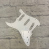 Fender Accessories  11-Hole White Modern-Style Strat S/S/S Pickguard 1-Ply Pickguard