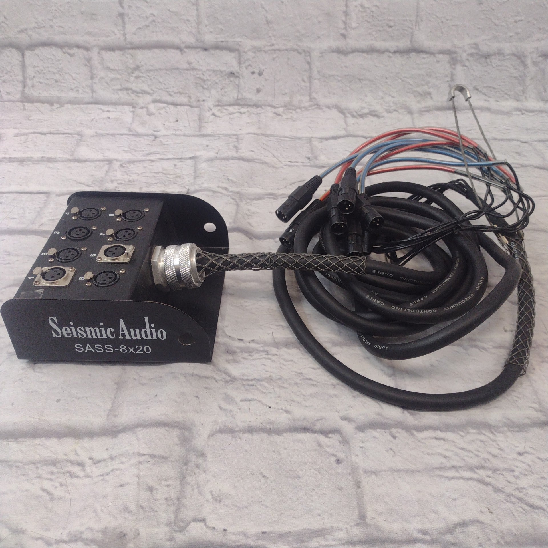 Seismic Audio SASS-8x20 8 Channel 20 Foot Cable Snake