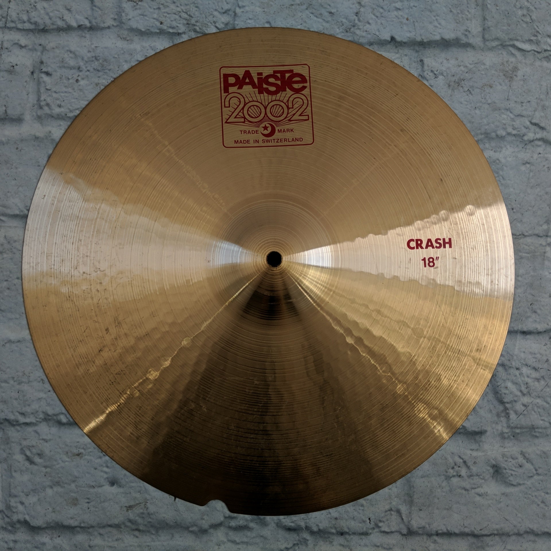 Paiste 18" 2002 Crash Cymbal