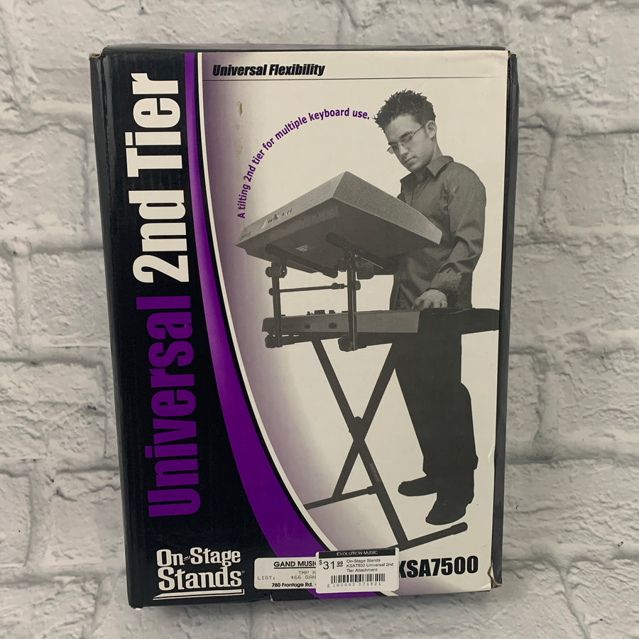 On-Stage Stands KSA7500 Universal 2nd Tier Attachment