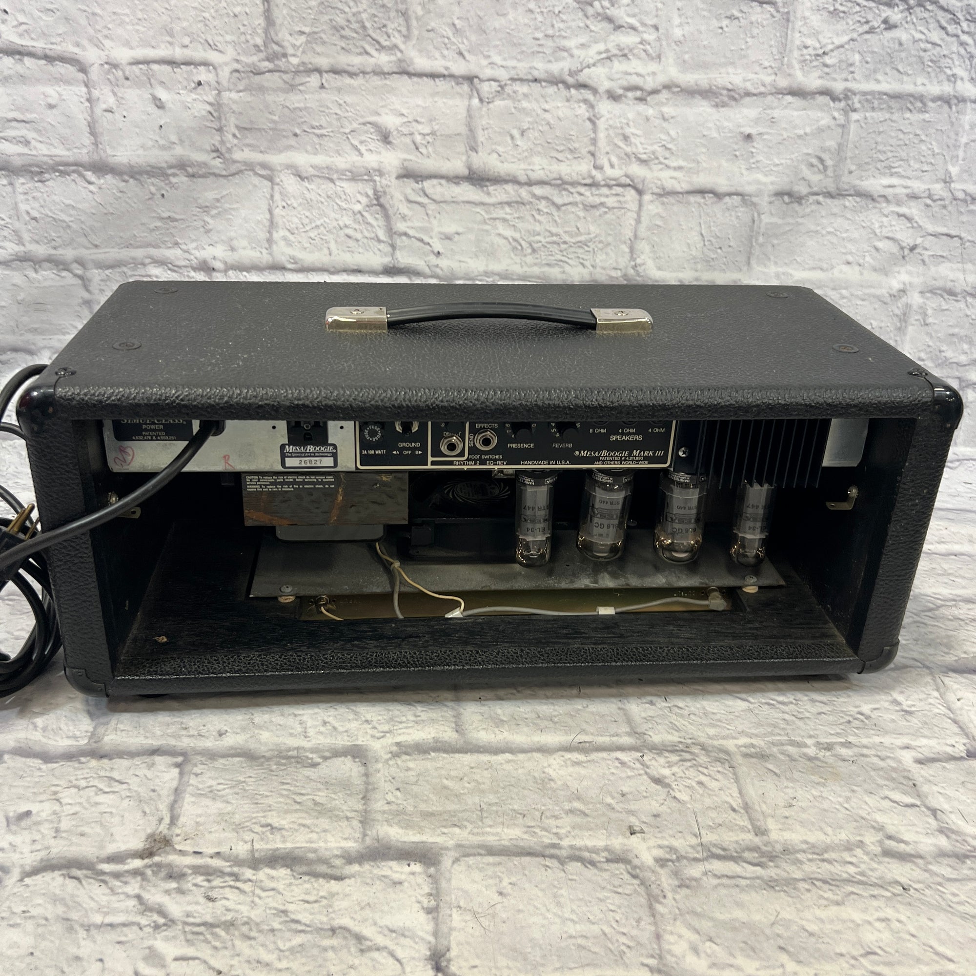 Mesa Boogie Mark 3 Simul-Class Blue Stripe Head with Footswitches