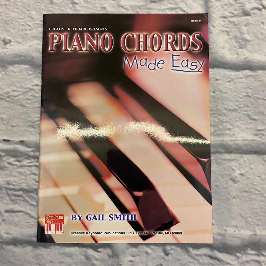 Mel Bay Piano Chords Made Easy Piano Book