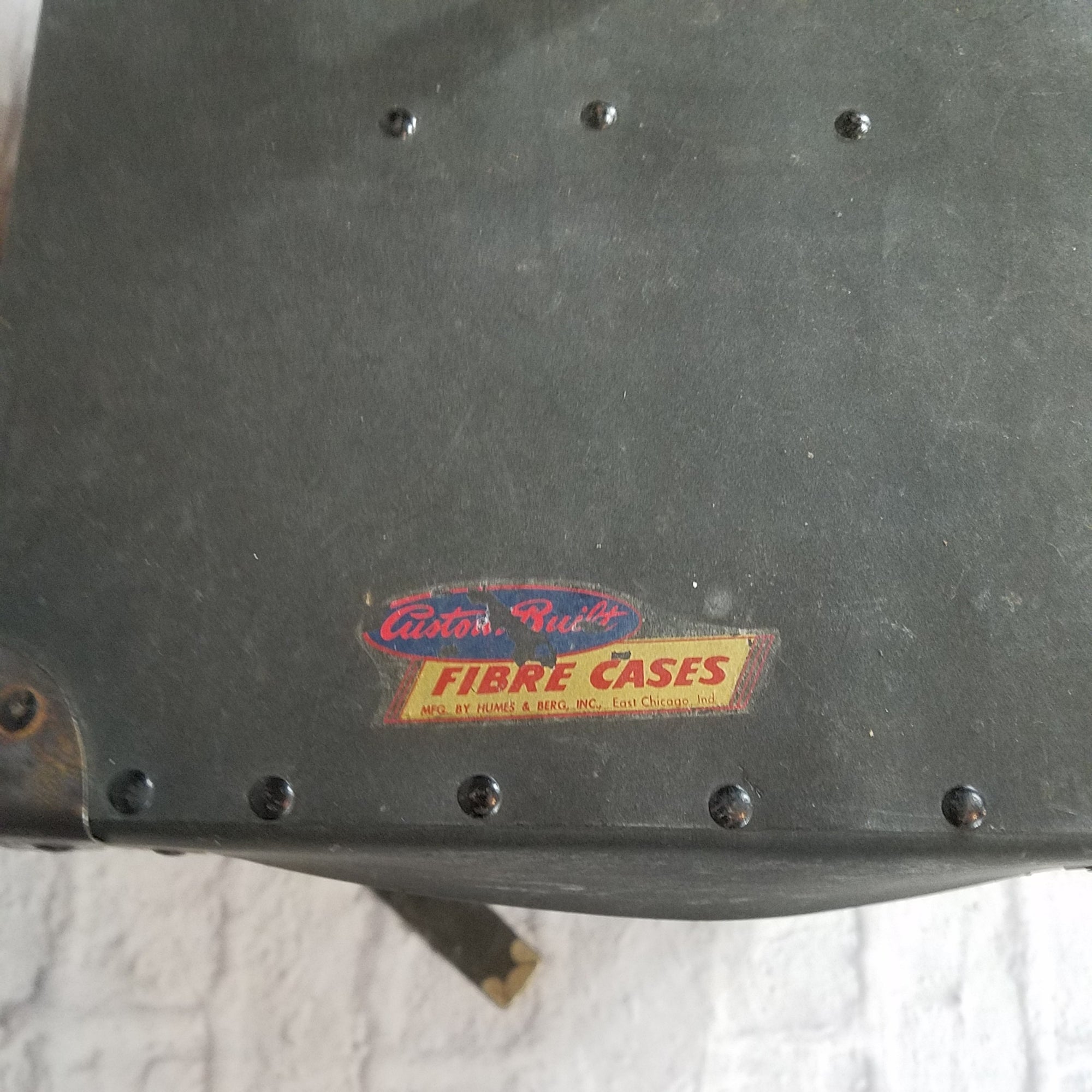 Vintage Custom Built Fibre Hardware Case