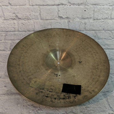 Vintage 20" Hand Hammered Ping Ride Made in Italy