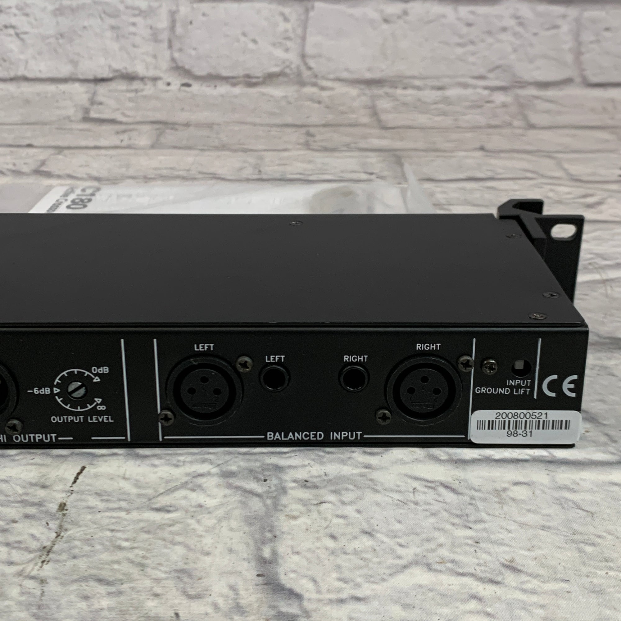 Studiomaster C180 Active Crossover Rack