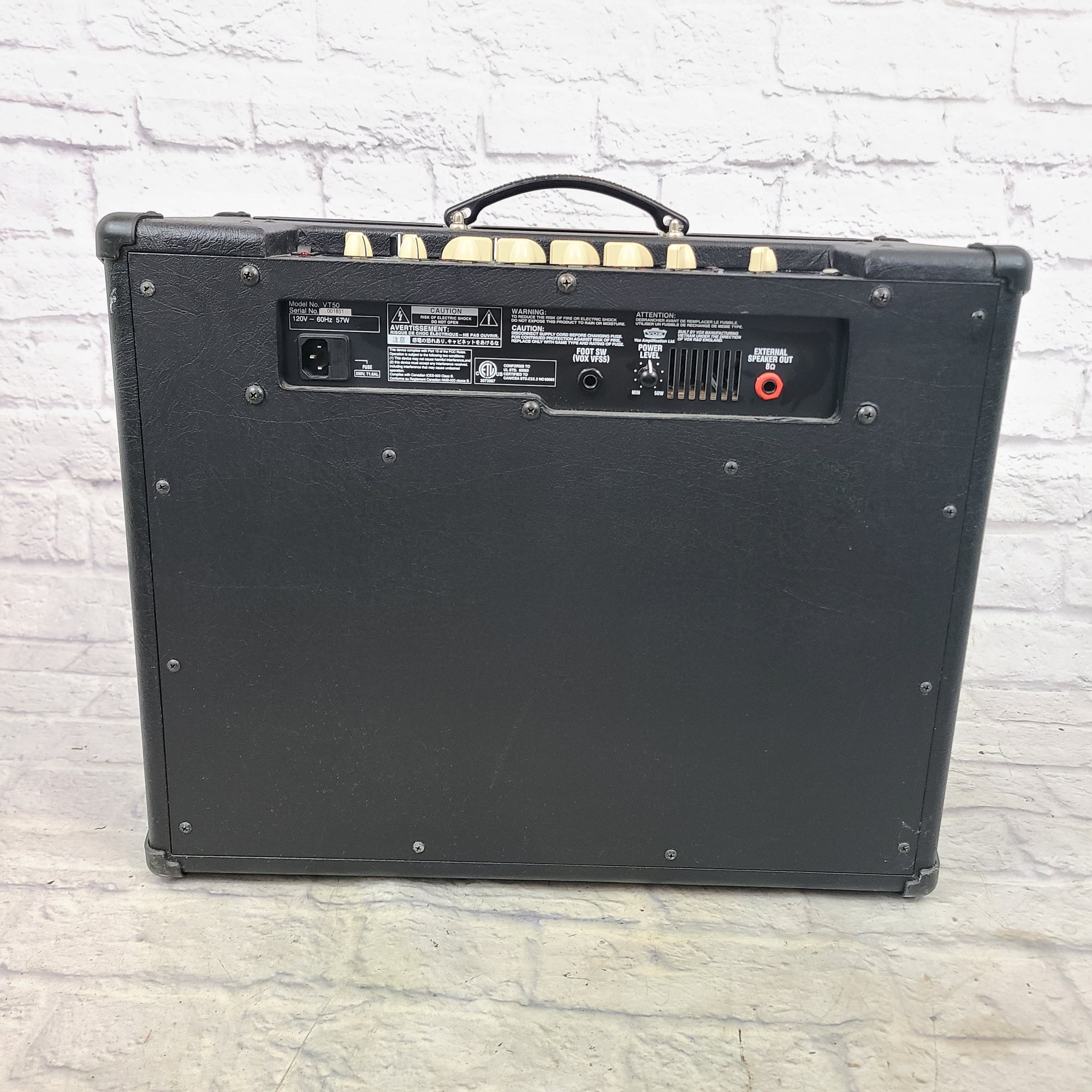 Vox VT50 Hybrid Modeling Guitar Combo Amp