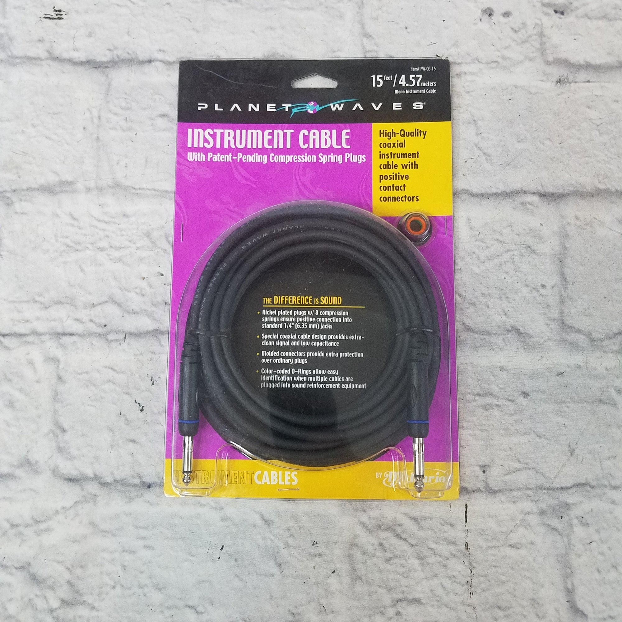 Planet Waves 15ft Instrument Cable