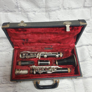 Vintage Normandy Plateau Wood Bb Clarinet in Bundy Case