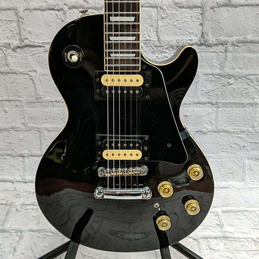 Lotus L555 LP Style Black Made in Korea Electric Guitar