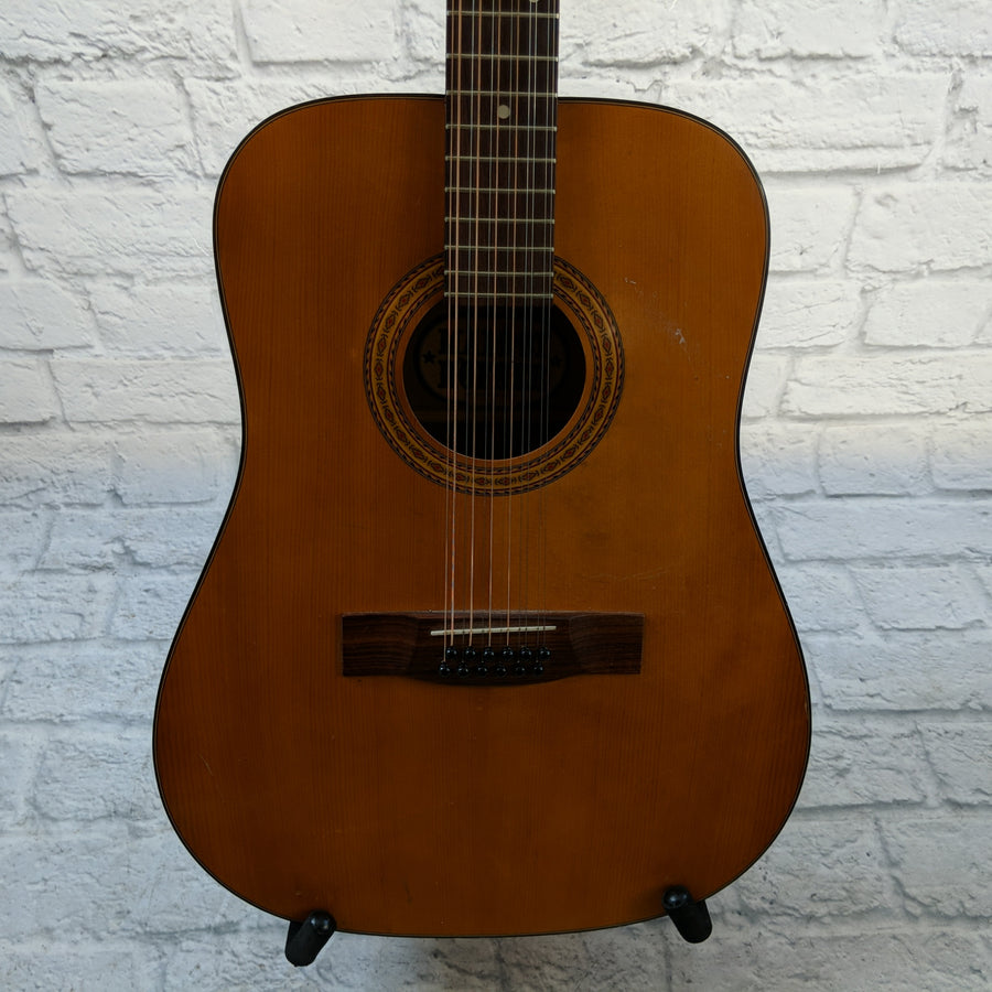 Vintage 1970s Hofner 12 String Acoustic Guitar
