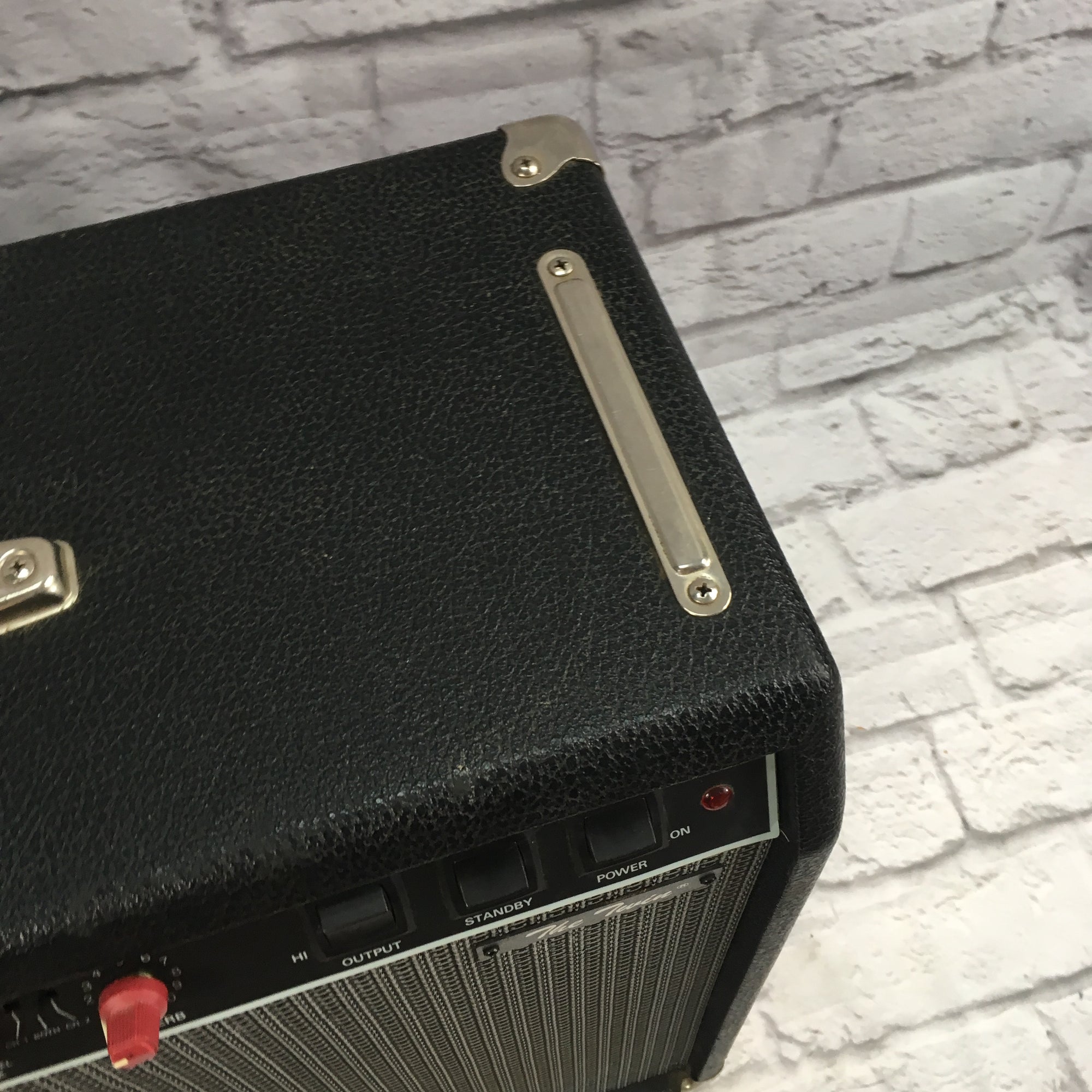 1992 Fender The Twin Red Knob Tube Guitar Combo Amplifier