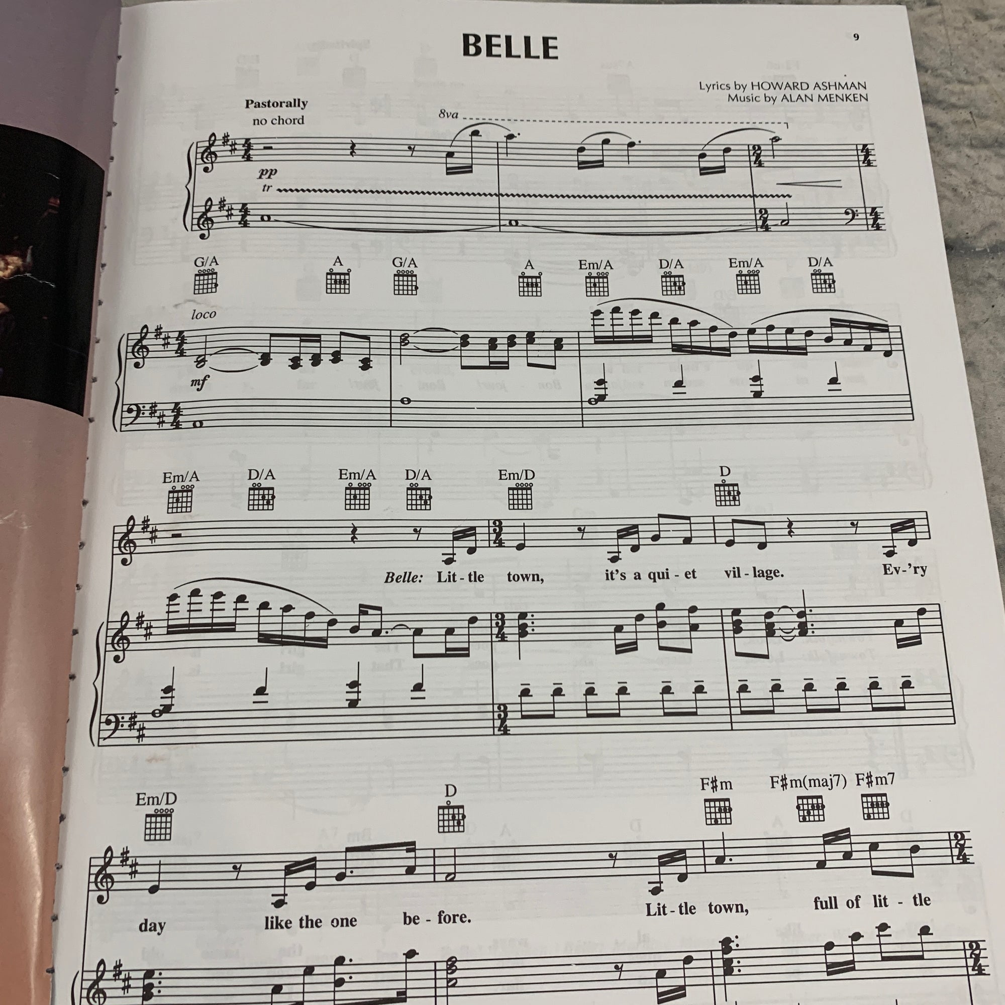 Vocal Selection from Beauty and the Beast Sheet Music