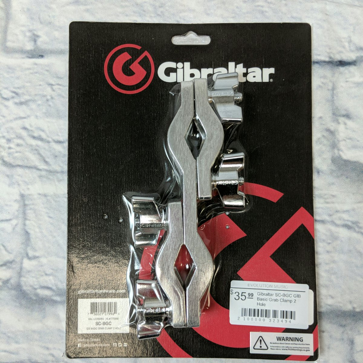 Gibraltar SC-BGC GIB Basic Grab Clamp 2 Hole