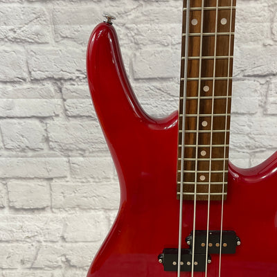 Ibanez Red Gio Bass  4 String Bass Guitar w/ Gig Bag