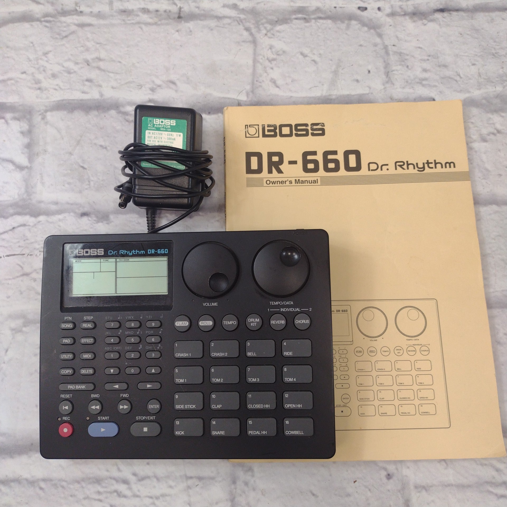 boss drum machine pedal Boss DR-660 Dr Rhythm Drum Machine