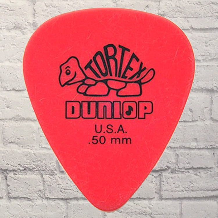Dunlop 418P50 Tortex Standard .50mm Red 12 Picks Pack
