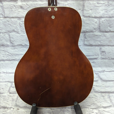 Vintage 1960s Kay Airline N-5 Acoustic Guitar Sunburst with Original Case
