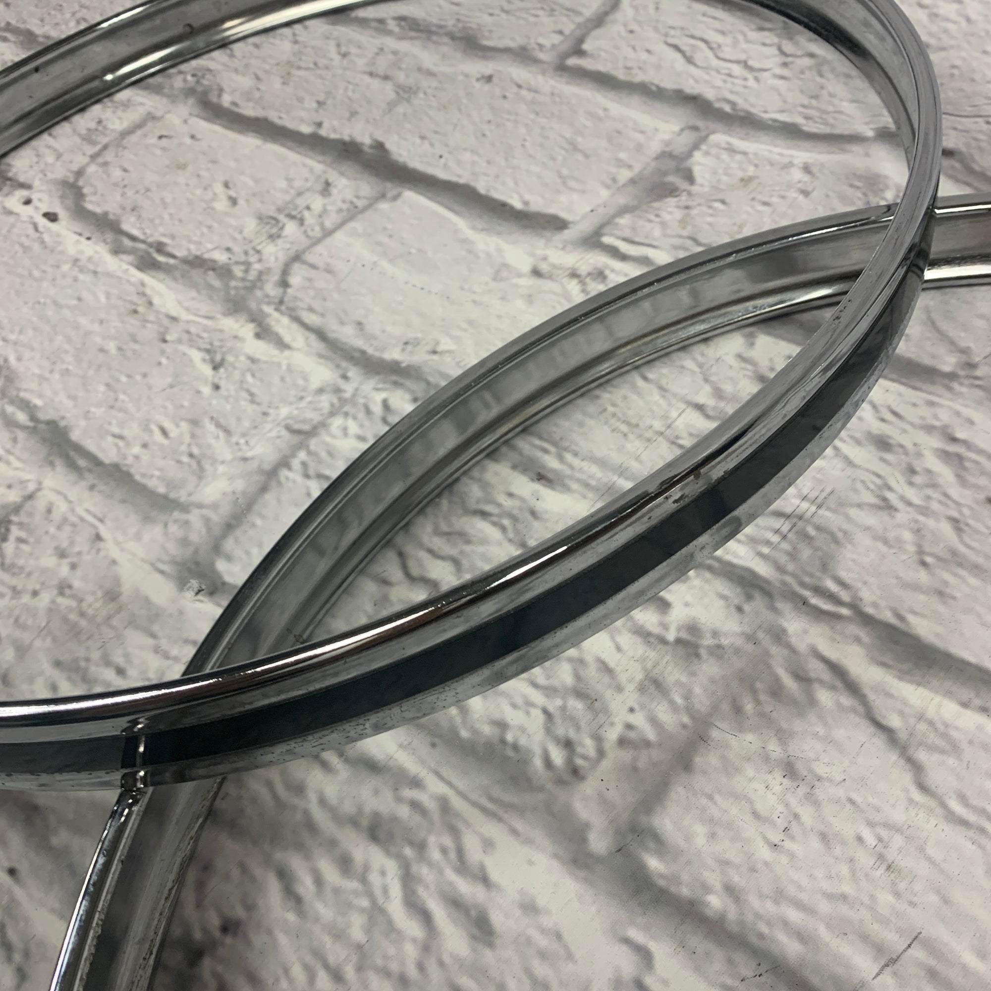 Sonor 22" Ferro Manganese Steel Bass Drum Hoops w/ Black Inlays