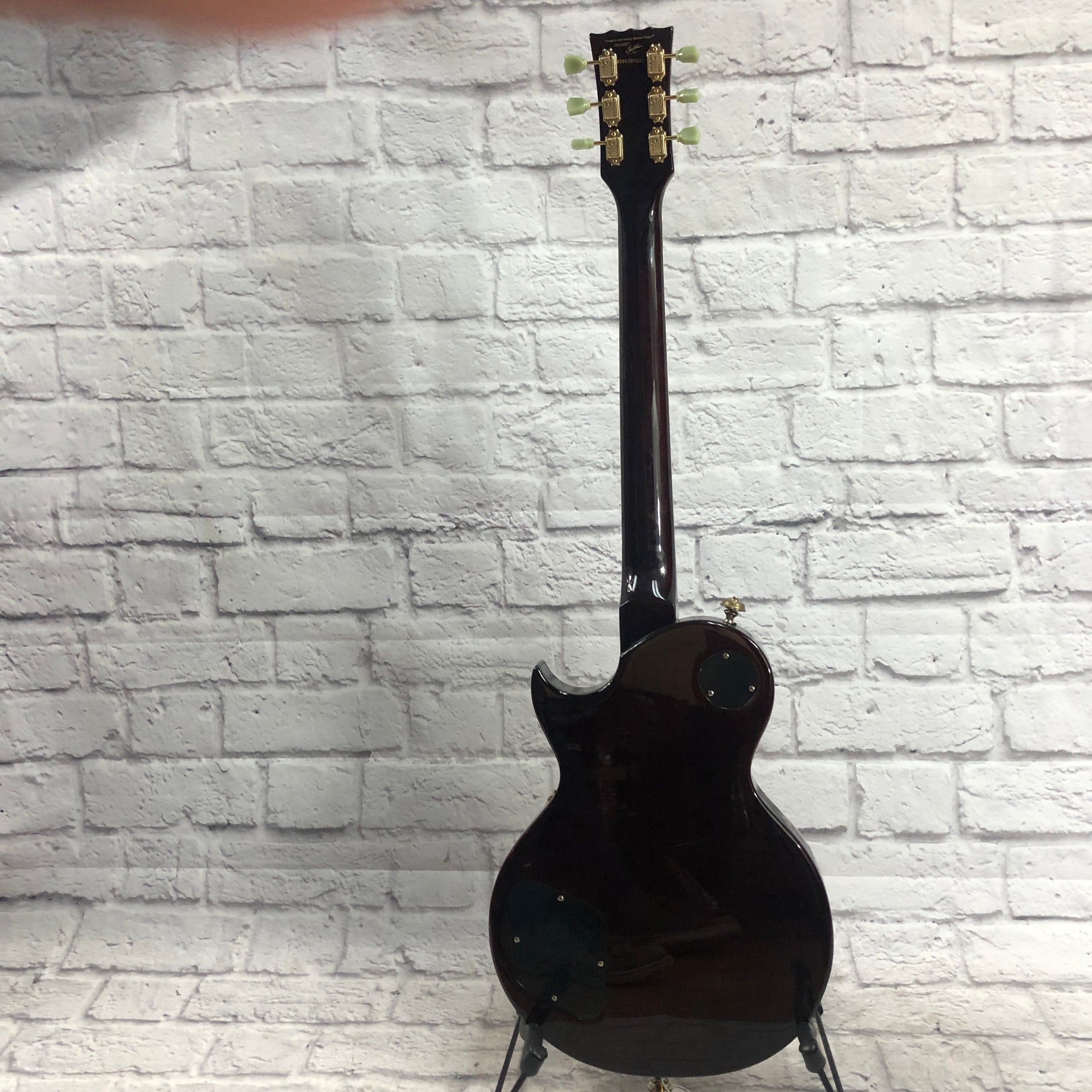 Vintage V100 TSB LP Style Electric Guitar Tobacco Sunburst